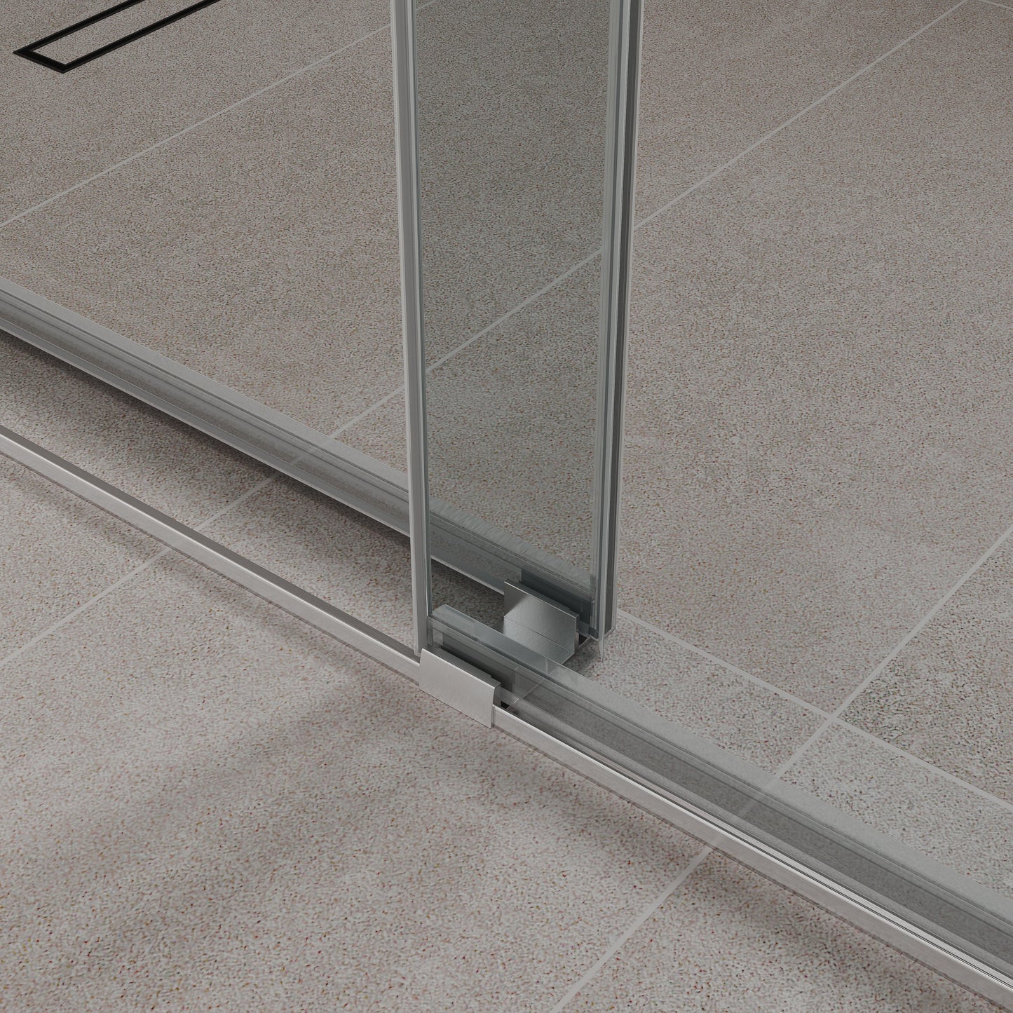 VS Series Soft Closing Frameless Bypass Silding Shower Doors