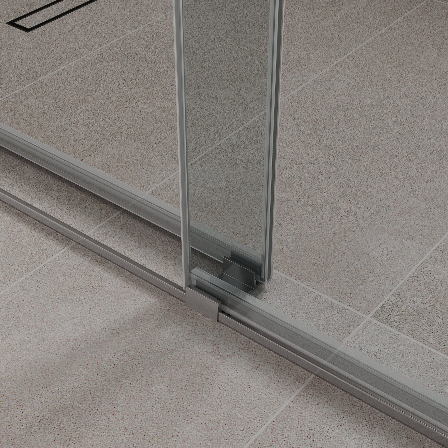 VS Series Soft Closing Frameless Bypass Silding Shower Doors