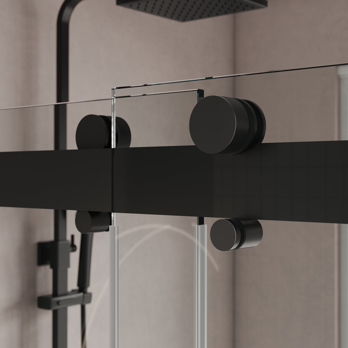 VS Series Soft Closing Frameless Bypass Silding Shower Doors