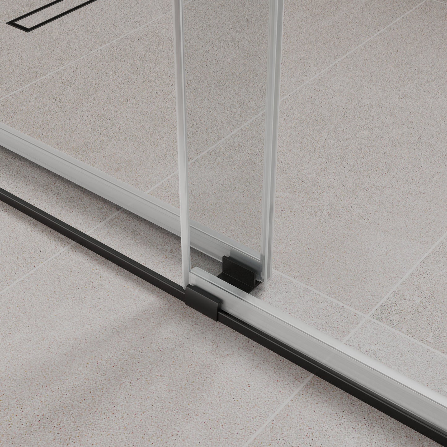 VS Series Soft Closing Frameless Bypass Silding Shower Doors