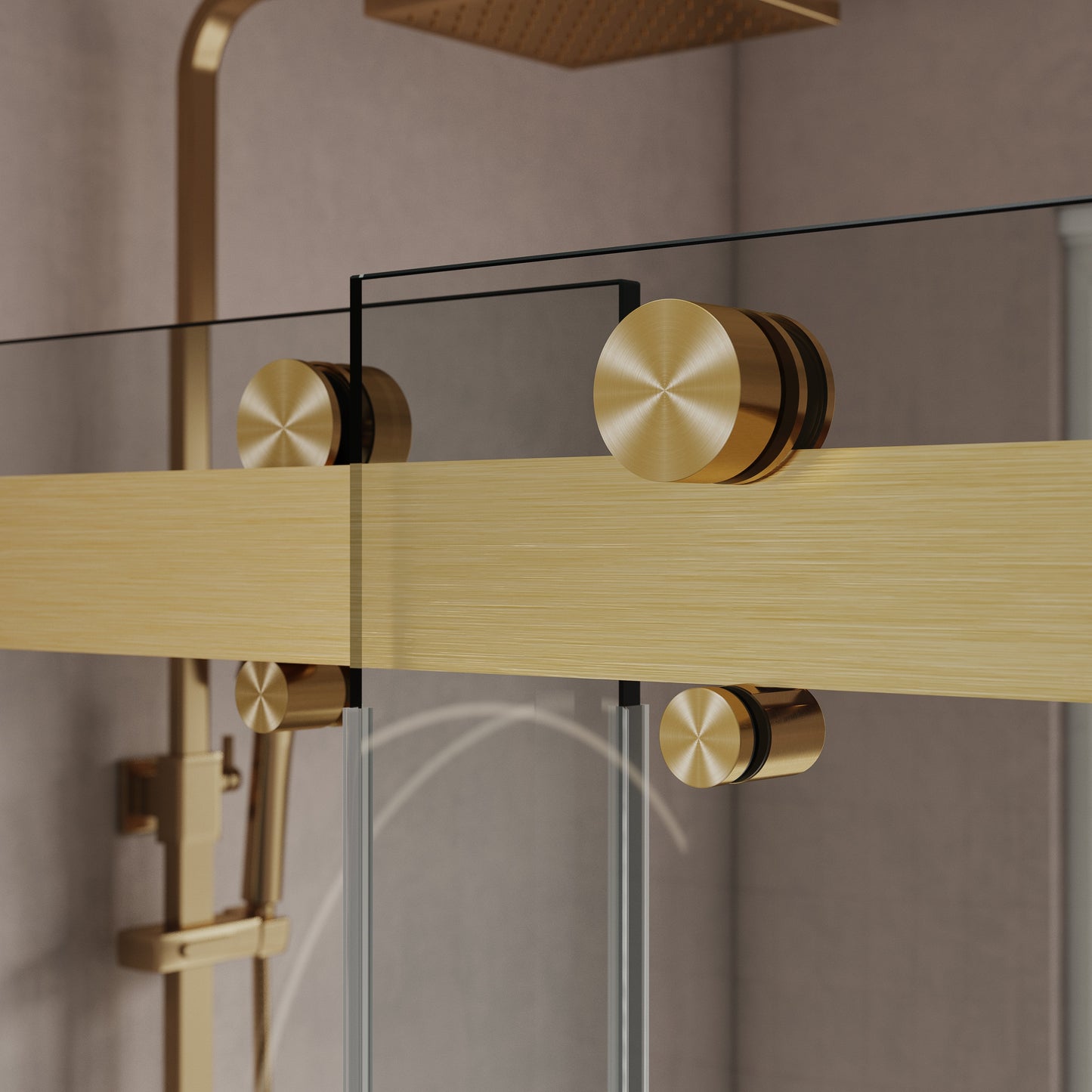 VS Series Soft Closing Frameless Bypass Silding Shower Doors