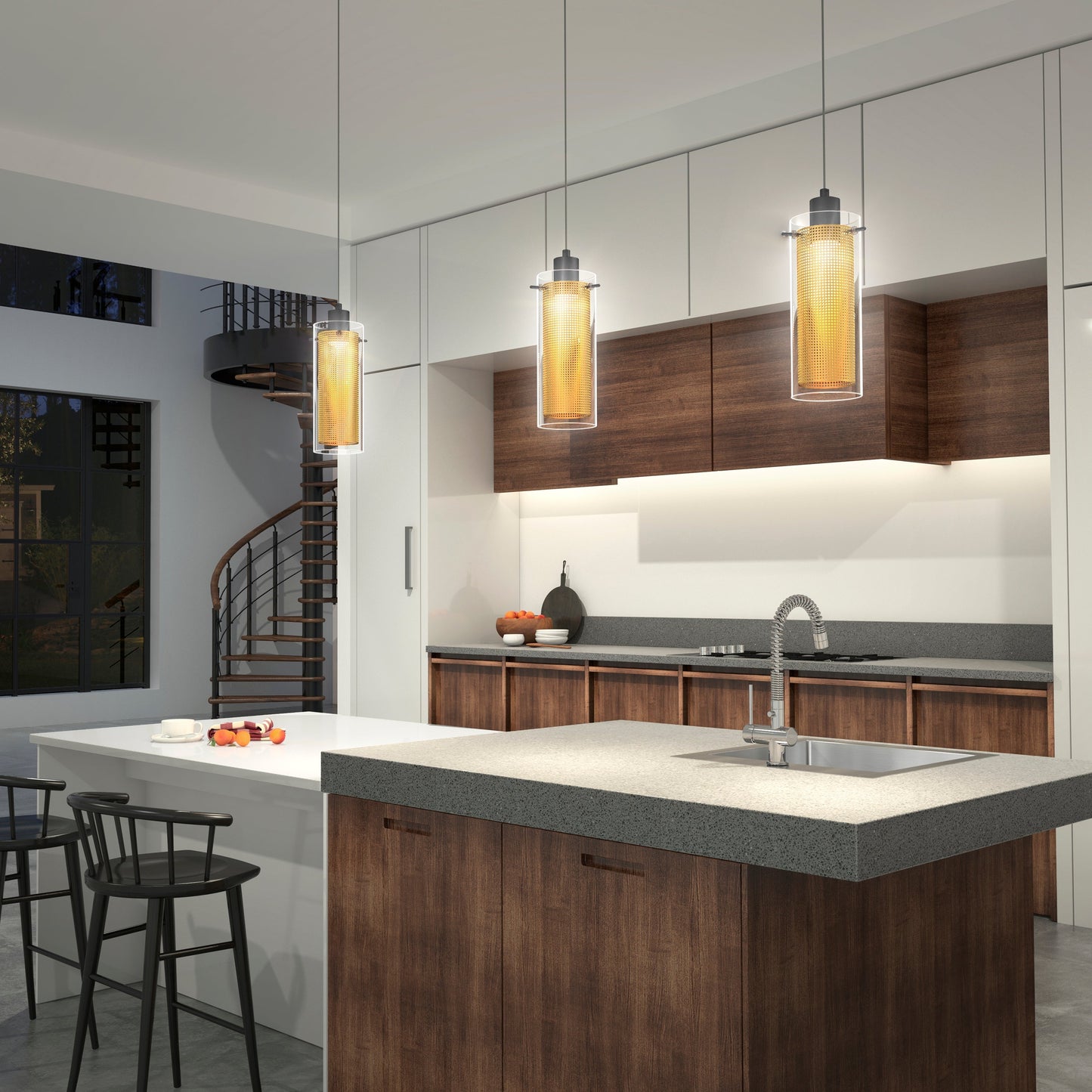 Oxion 1-light LED pendant