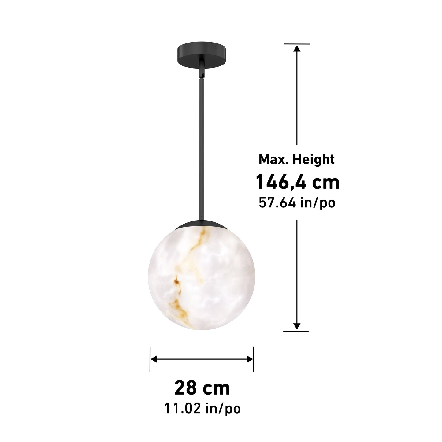 Selena LED contemporary pendant light 3 CCT