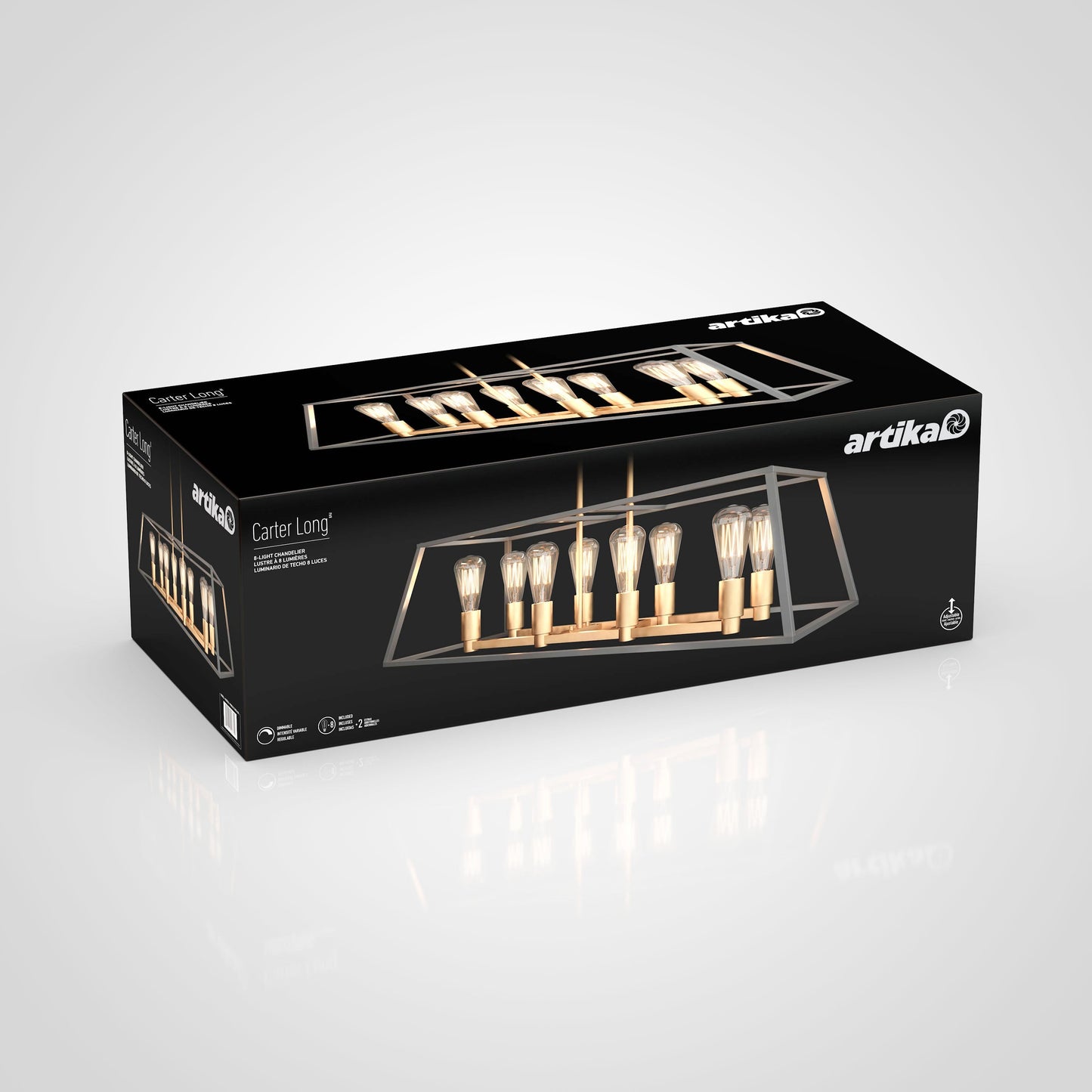 Carter Long 8-light Chandelier