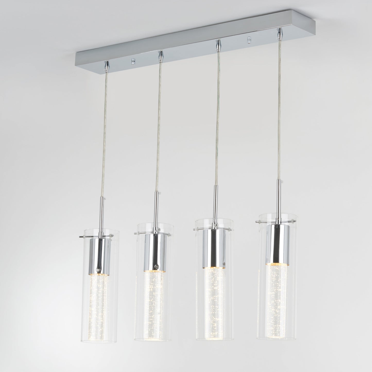Bubble Flow 4-light pendant