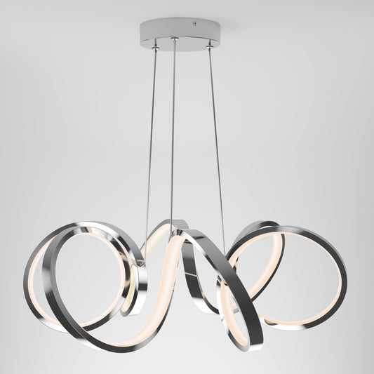 Swirl Ribbon LED pendant light