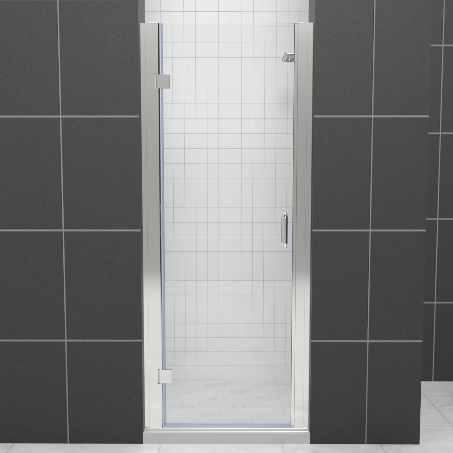 Semi-frameless Hinged Shower Doors