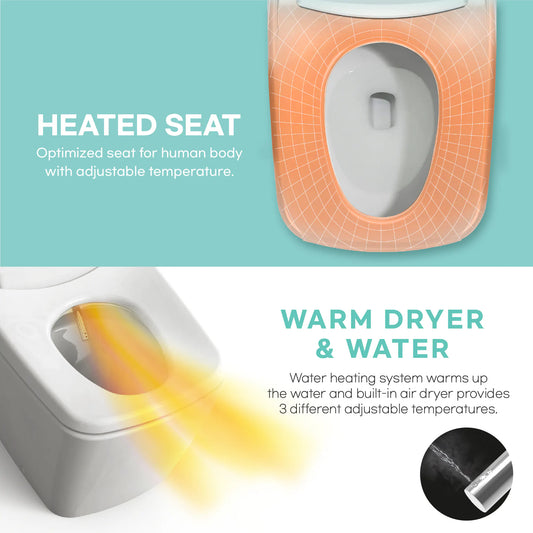 Smart Bidet Toilet with Auto Flushing TCB-9100GA