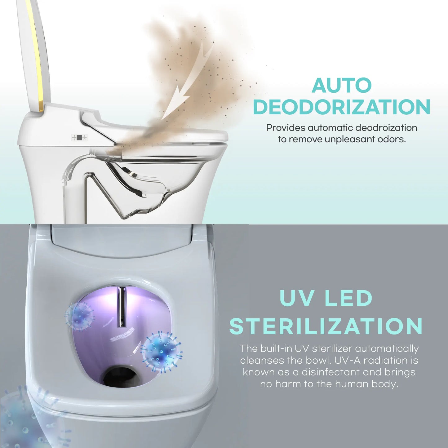 Smart Bidet Toilet with Auto Flushing TCB-9100GA