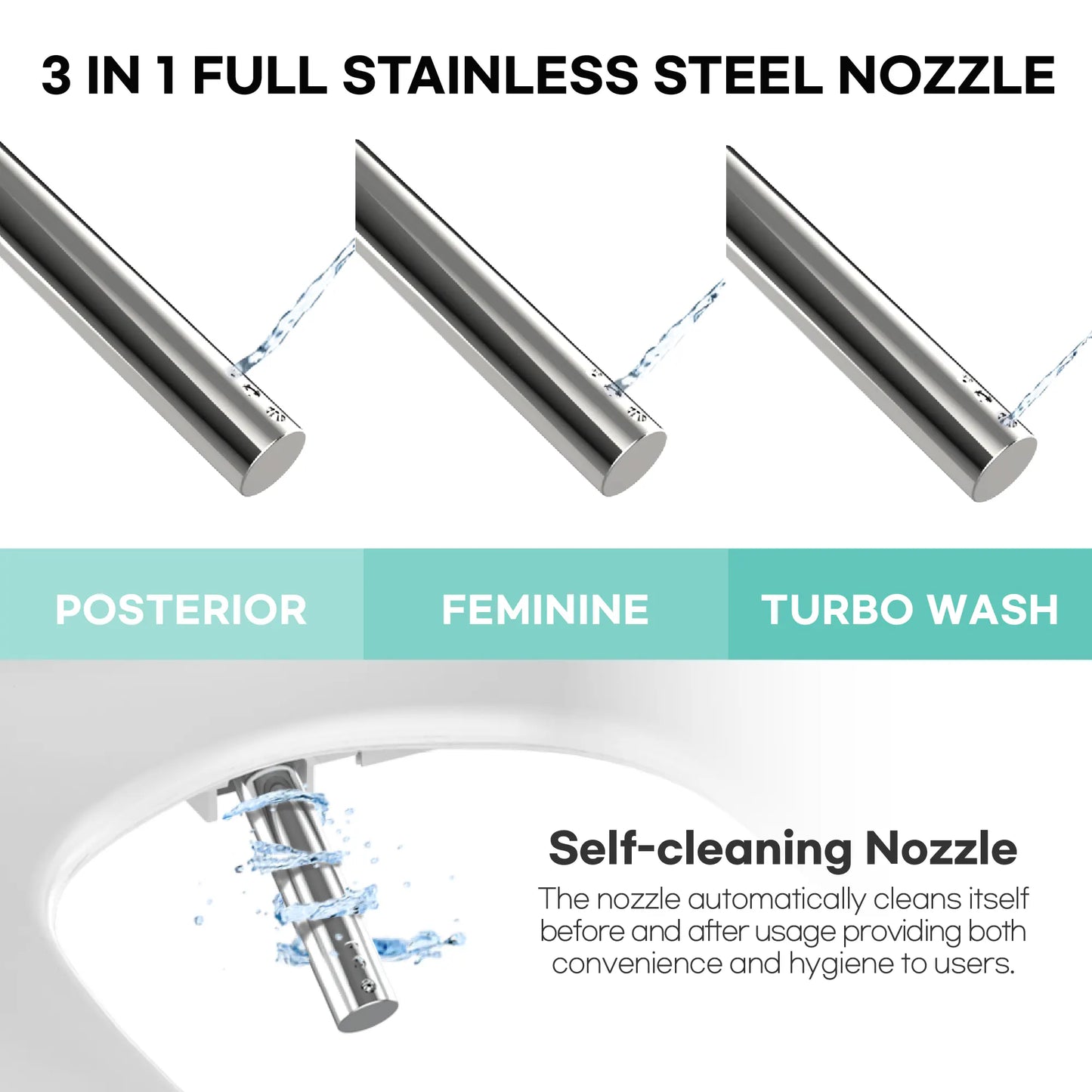 Smart Bidet Toilet with Auto Flushing TCB-9100GA