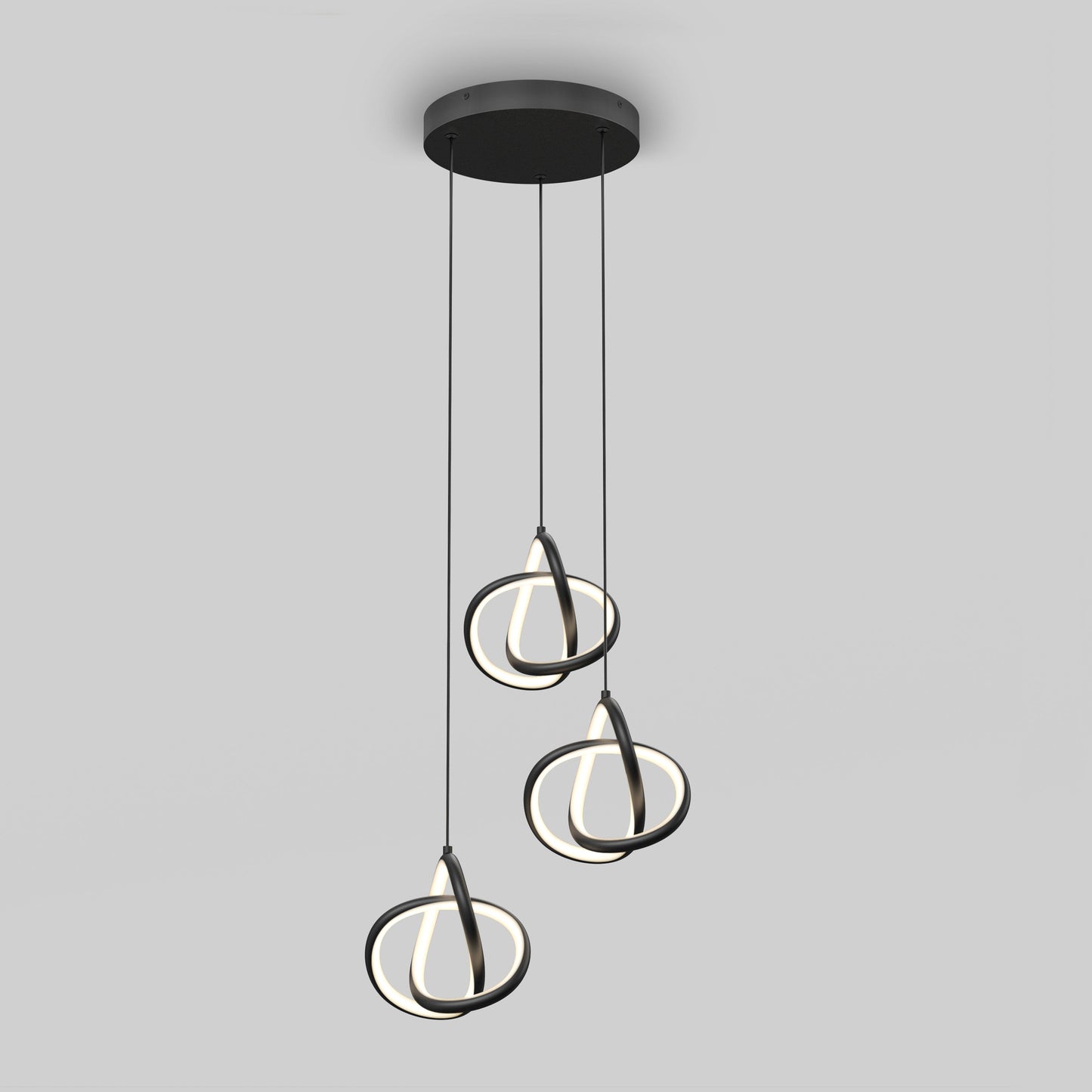 Zephyr 3-light LED pendant
