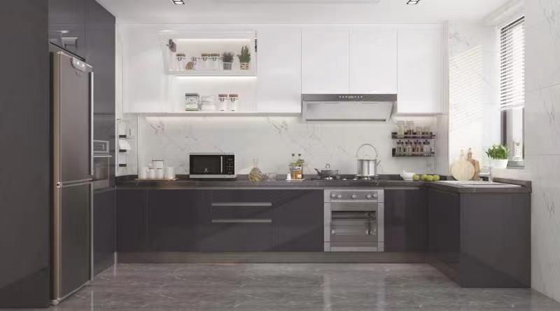 Kitchen Cabinet 2 Prime Gris Brillo Impress Cabinetry