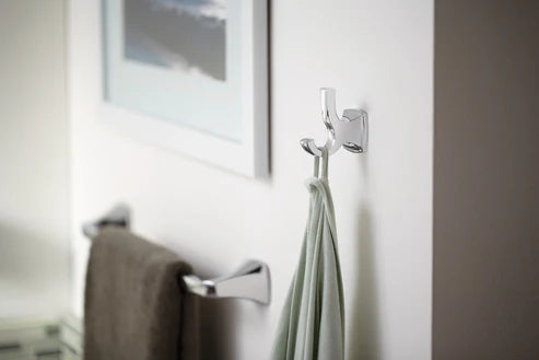 Voss Double Robe Hook - Chrome