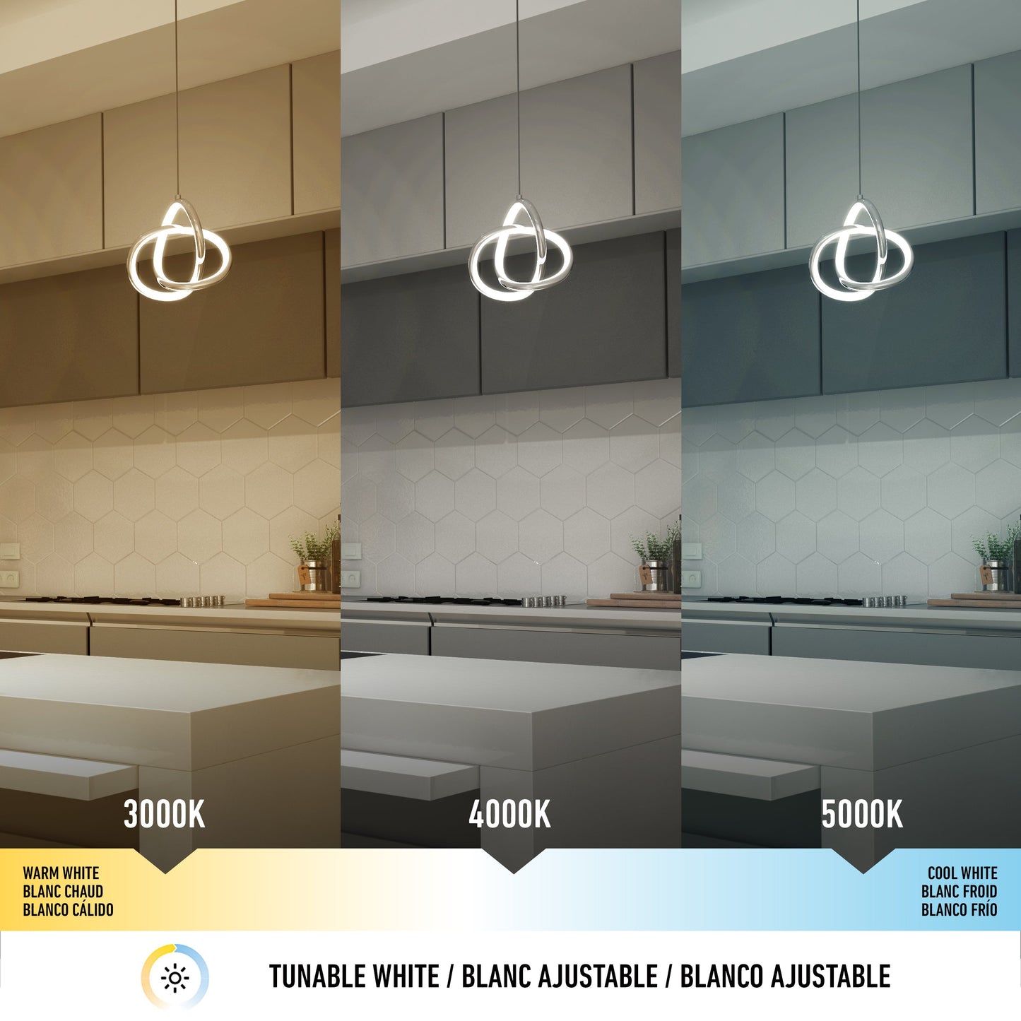 Zephyr LED pendant