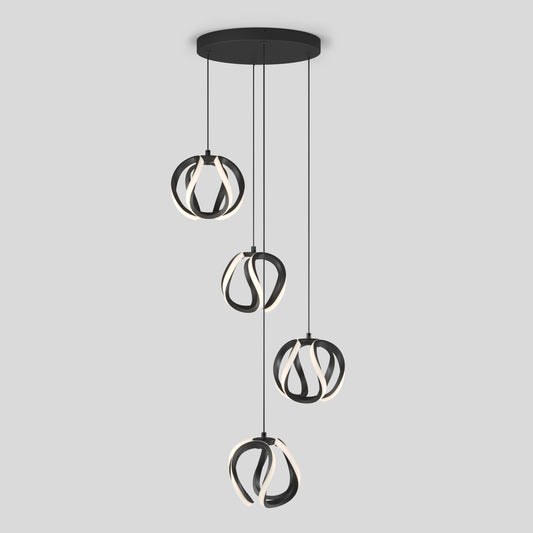Vivaldi modern LED 4-light pendant 5 CCT