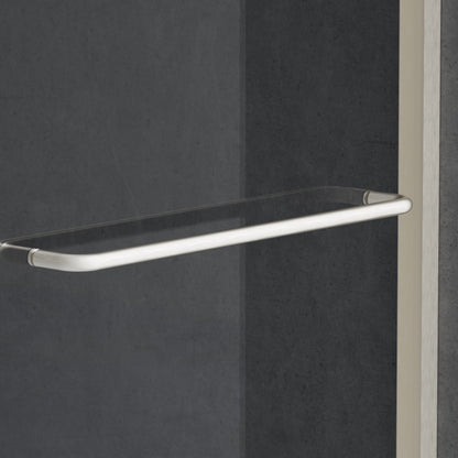 Semi-frameless Bypass Sliding Shower Doors