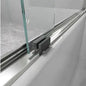 Semi-frameless Bypass Sliding Shower Doors