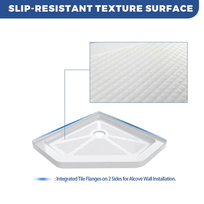 Neo-Angle Acrylic Shower Bases