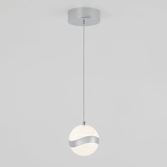 Wavey LED pendant light