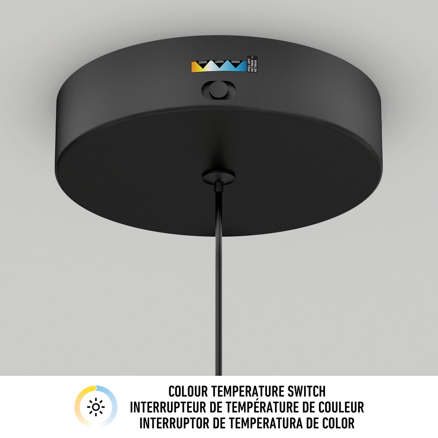 Kiyo modern LED pendant 3 CCT