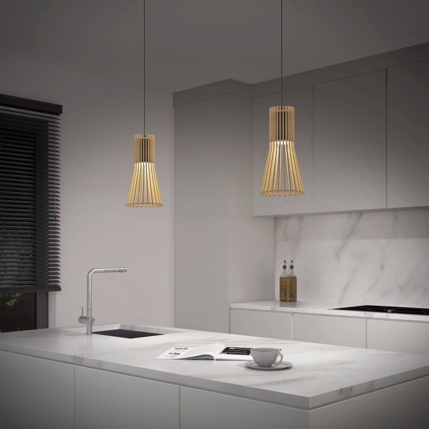 Kiyo modern LED pendant 3 CCT