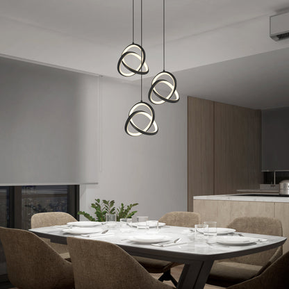 Zephyr 3-light LED pendant