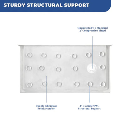 Rectangular Acrylic Shower Bases