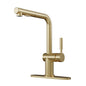 360 degrees Single-Handle Kitchen Faucet with Pull-Out Sprayer
