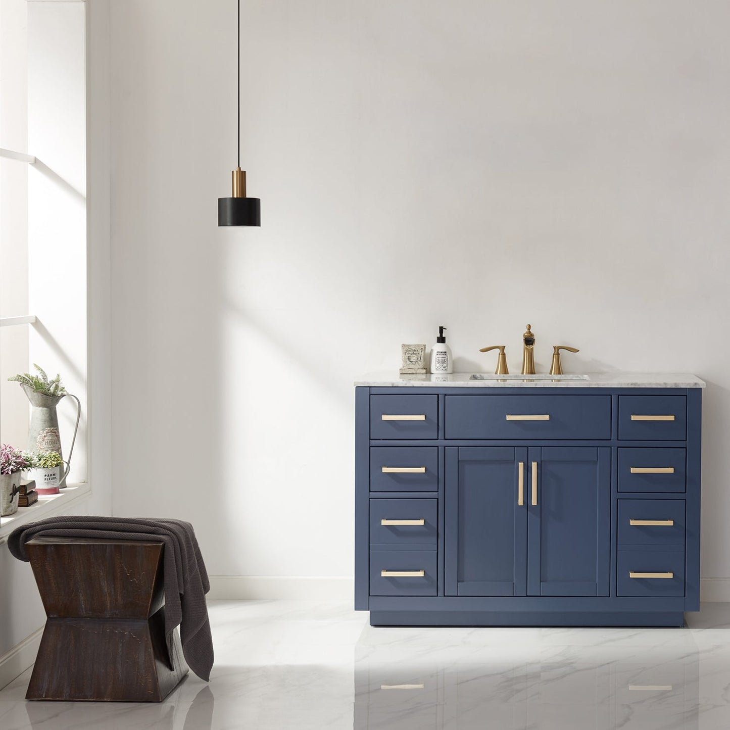 Ivy 48" Single Bathroom Vanity Cabinet Only