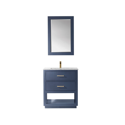 Remi 30" Single Bathroom Vanity Set with Marble Countertop