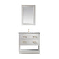 Remi 36" Single Bathroom Vanity Set in Marble Countertop