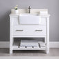 Georgia 36" Single Bathroom Vanity with White Farmhouse Basin
