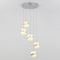 Wavey 5-light LED pendant