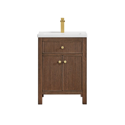 Cerrito 24" Single Bathroom Vanity with White Ceramic Integrated Sink