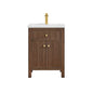 Cerrito 24" Single Bathroom Vanity with White Ceramic Integrated Sink