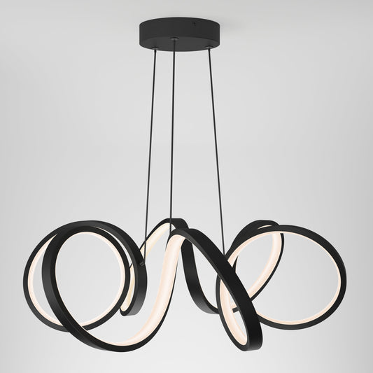 Swirl Ribbon LED pendant light
