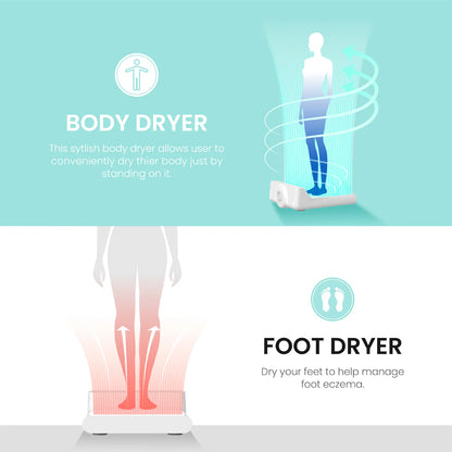 Foot & Body Dryer - White