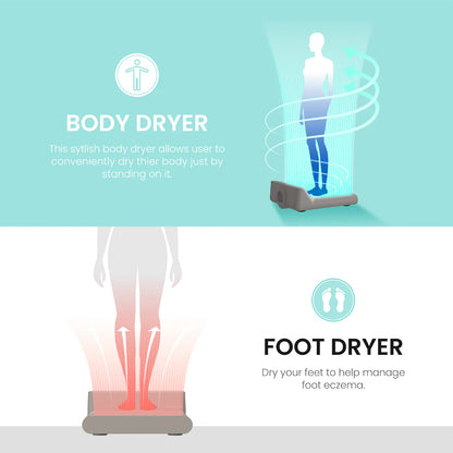 Foot & Body Dryer - Gray
