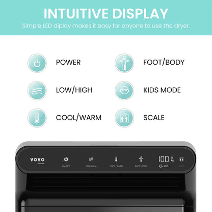 Foot & Body Dryer - Black