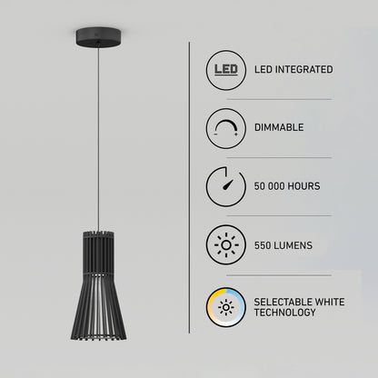 Kiyo modern LED pendant 3 CCT
