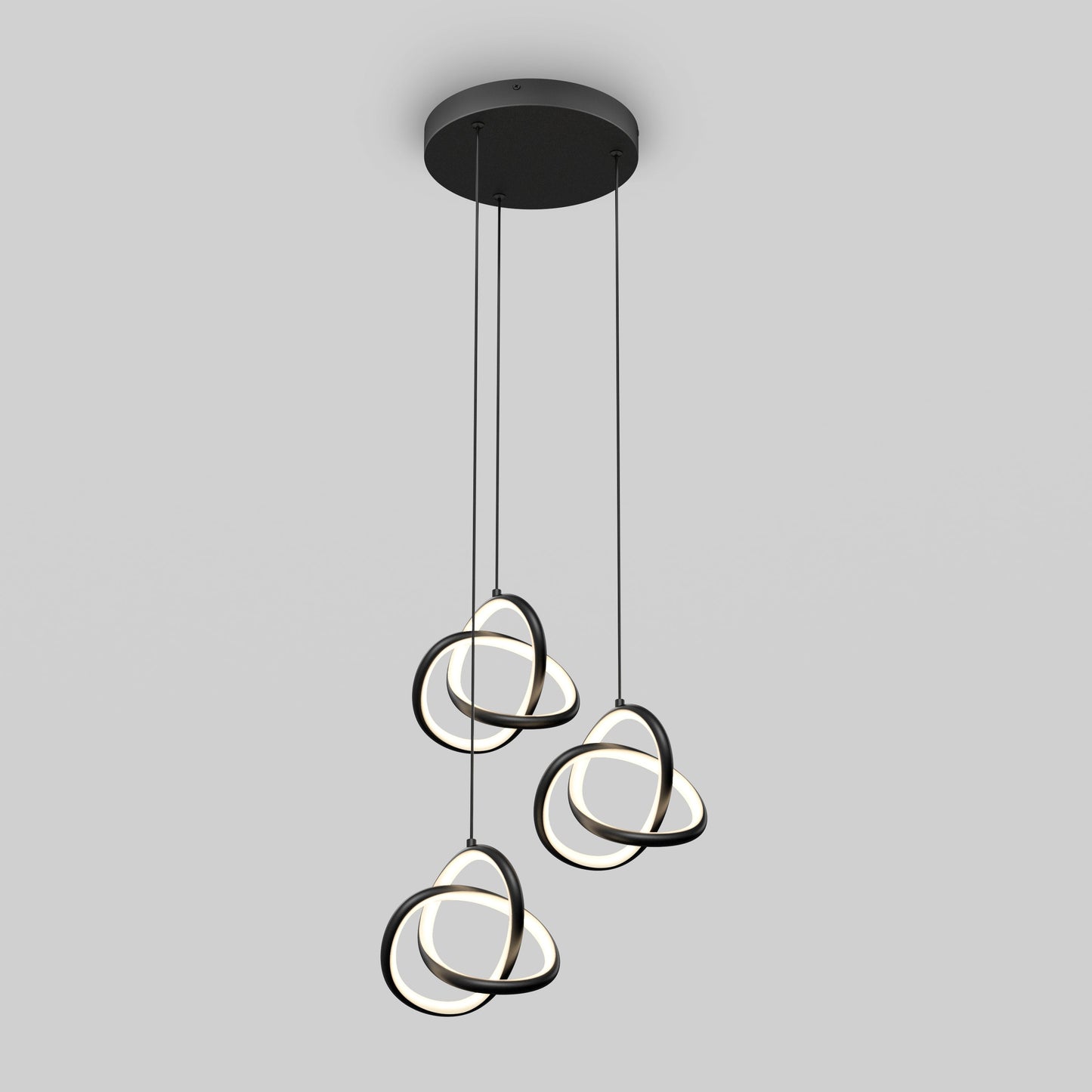 Zephyr 3-light LED pendant