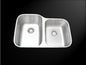 AS108 31.26″ x 20.83″ x 10″/8″  18G  Double Bowl Undermount Deluxe Stainless Steel Kitchen Sink