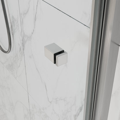 CS Series Semi Frameless Bypass Sliding Shower Doors