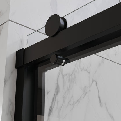 CS Series Semi Frameless Bypass Sliding Shower Doors