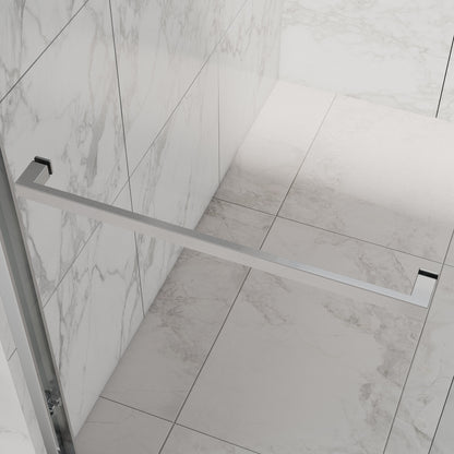 CS Series Semi Frameless Bypass Sliding Shower Doors