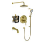 Joshua Tree Shower Set Matte Gold