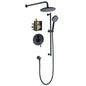 Lake Tahoe 2-way Shower Set Matte Black