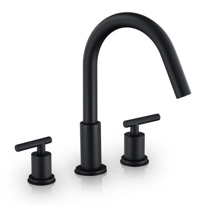 Balen 10 3/8 Inch Widespread Two Handle High-Arc Bathroom Faucet, Brushed Gold
