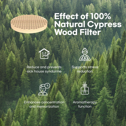 Air Purifier With Cypress Wood Red (Small)