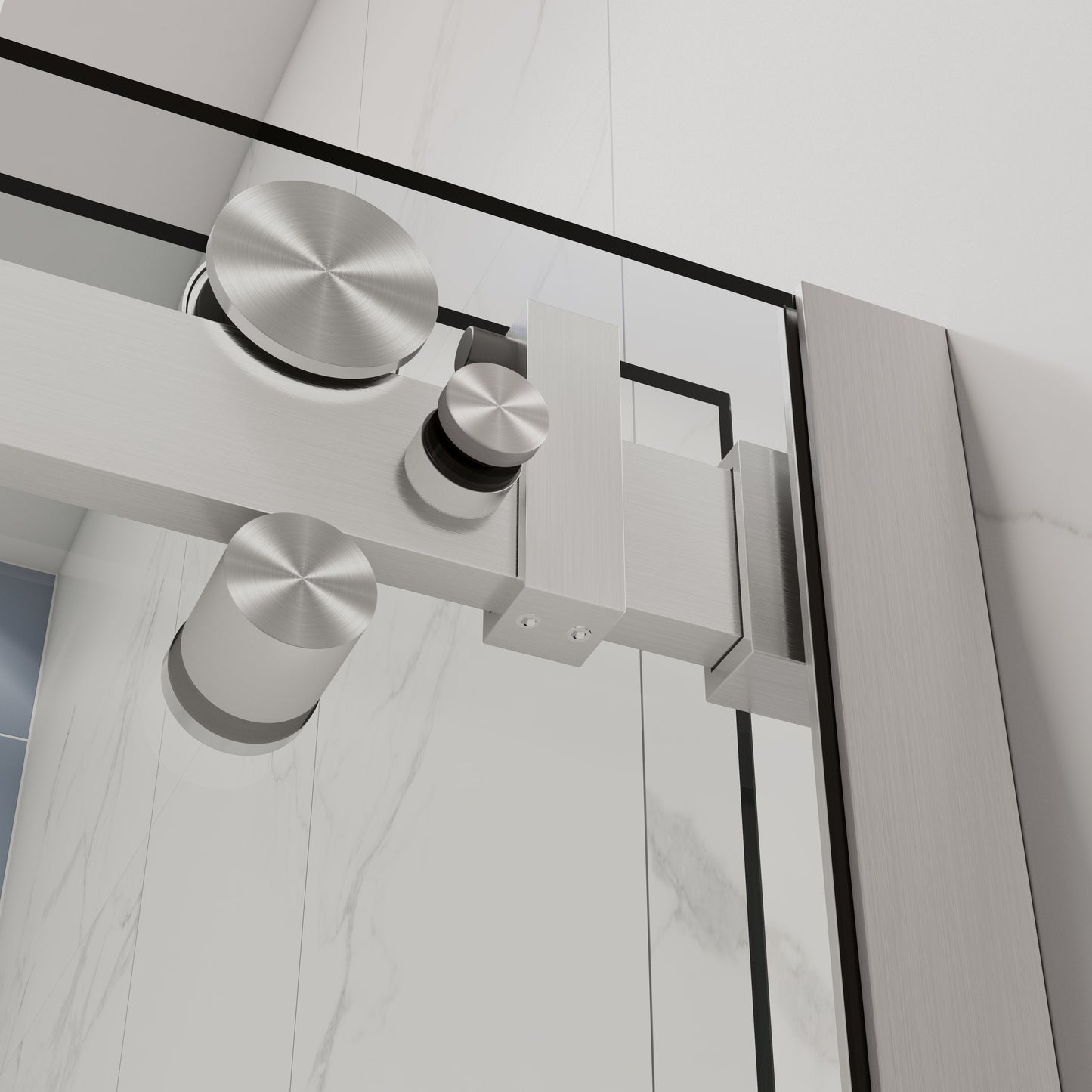 Frameless Single Sliding Shower Doors